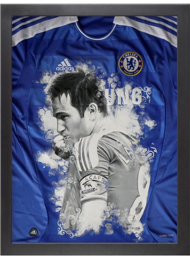 Boomah Accessories Frank Lampard Chelsea Jersey Art Poster with Frame Multicolour 30 x 40cm