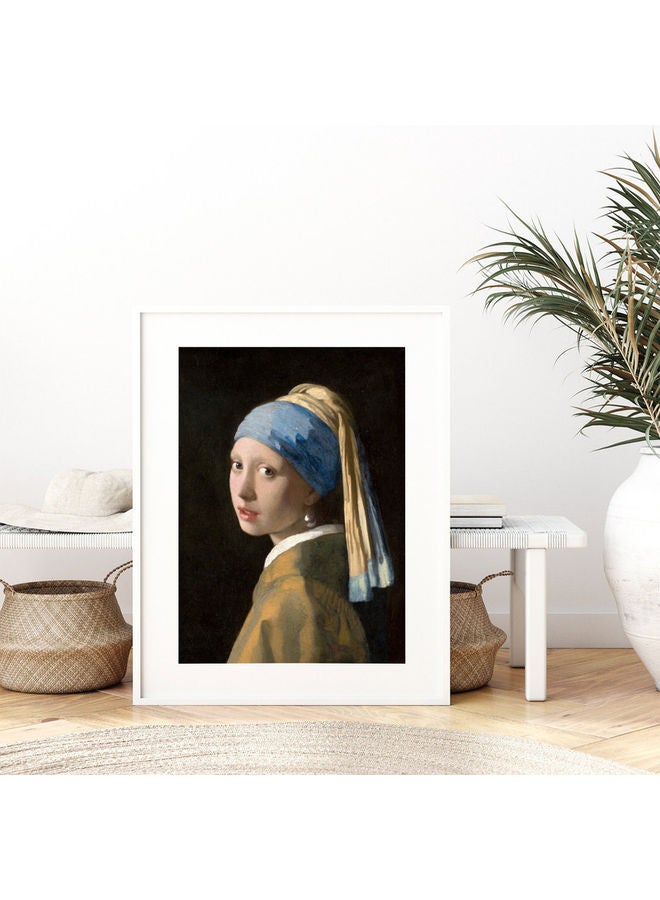 Boomah Accessories Vermeer Girl with Pearl Earring Poster with Frame Multicolour 30 X 40cm 