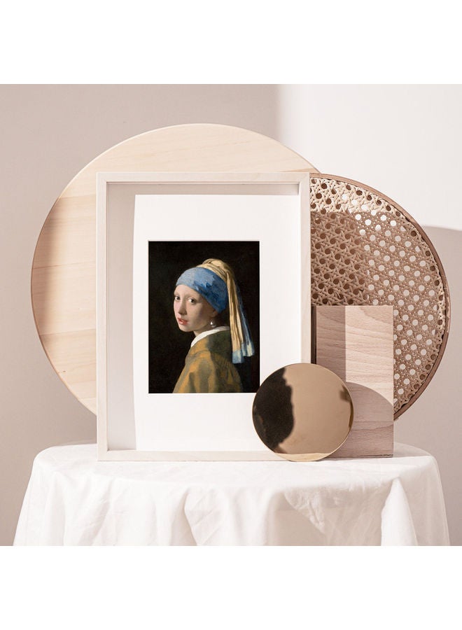 Boomah Accessories Vermeer Girl with Pearl Earring Poster with Frame Multicolour 30 X 40cm 