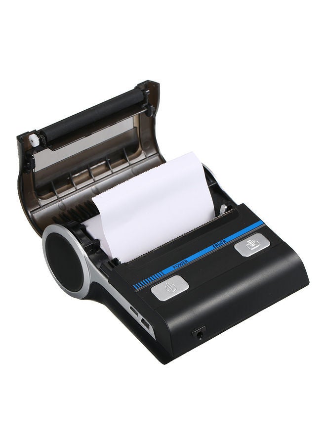 Portable Mini Wireless Thermal 80mm Printer Black  - Image 2