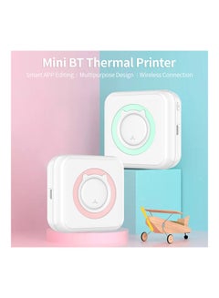 Generic Pocket-Size Mini Rechargeable BT Printer Pink  - Image 5