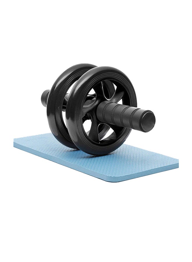 Fitness World Ab Dual Roller Wheel 12.6 x 3.94 x 9.45cm  - Image 1
