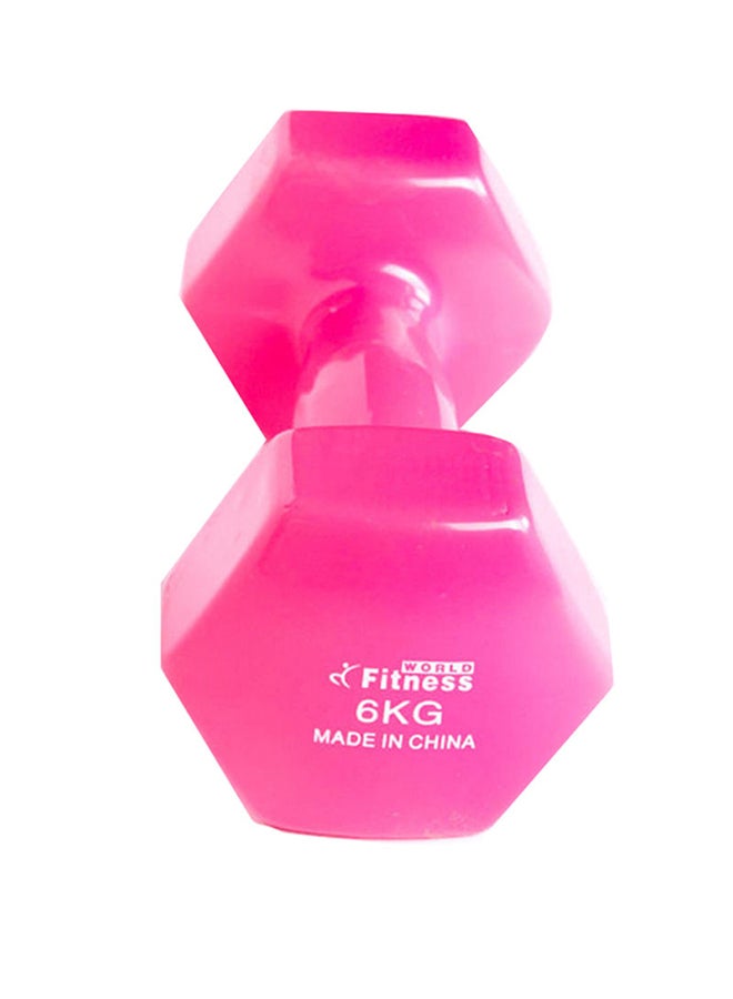 Fitness World Weight Lifting Dumbbell 6kg  - Image 1