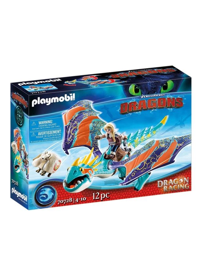 بلاي موبيل لعبة دراجون رسينج: أستريد آند ستورمفلاي 34.8سم - Image 1