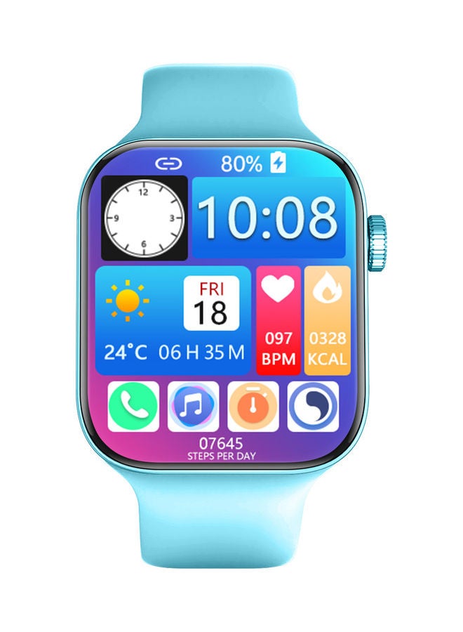 GULFLINK Smartwatch For Android And iOS Phones Sky Blue - Image 1