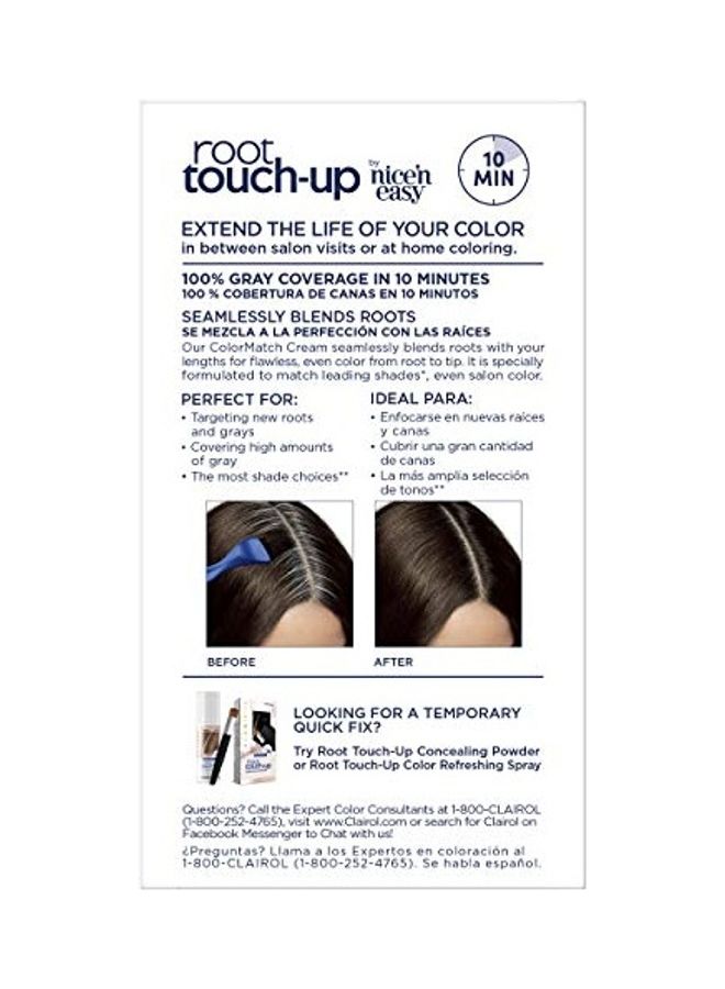CLAIROL Root Touch-Up by Nice'n Easy Permanent Hair Dye Brown 7 X 3 X 4inch - Image 2