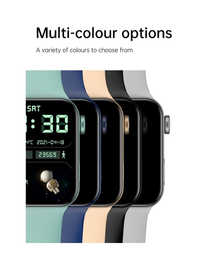 GULFLINK Smartwatch For Android And iOS Phones Silver - Image 4