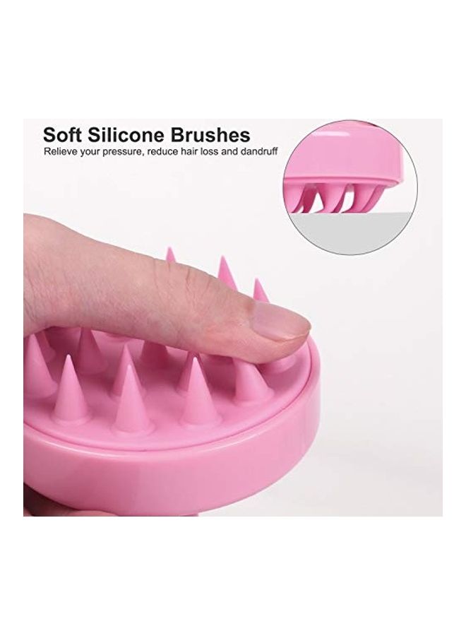 Heeta 2-Piece Wet and Dry Hair Scalp Brush Green 3 X 4 X 4inch - Image 2