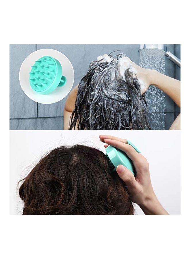 Heeta 2-Piece Wet and Dry Hair Scalp Brush Green 3 X 4 X 4inch - Image 4