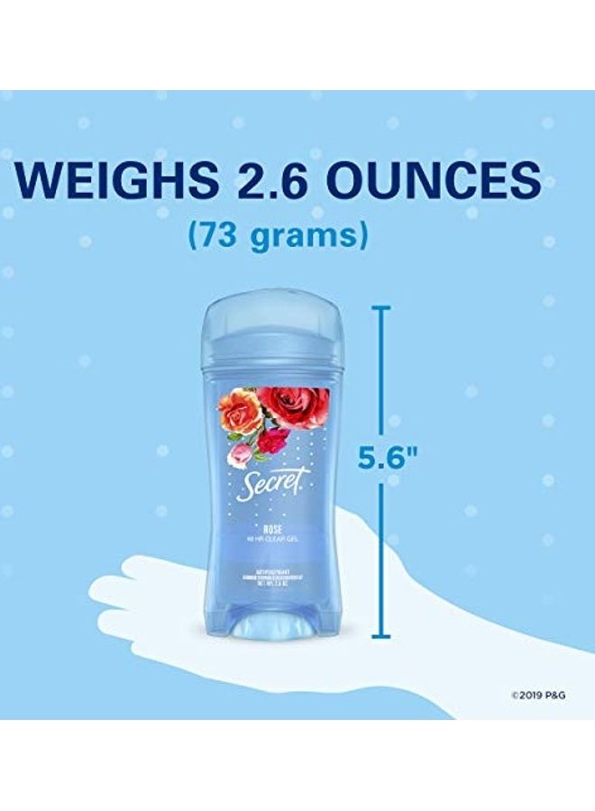 Secret - Clear Gel Antiperspirant and Deodorant, Rose Scent Multicolour - Image 1
