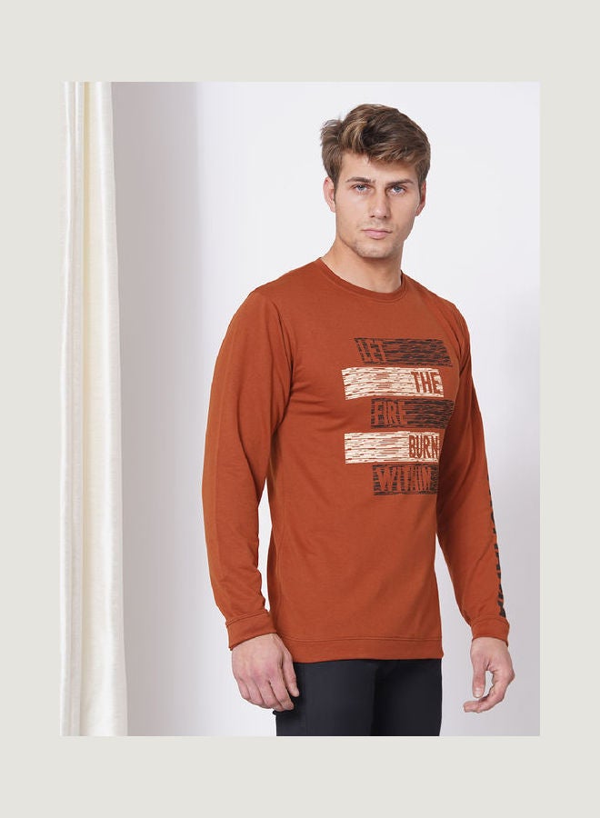 لورين سميث سويت شيرت كاجوال للرجال بياقة دائرية - Image 3