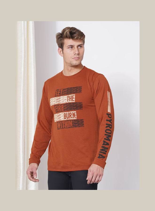 لورين سميث سويت شيرت كاجوال للرجال بياقة دائرية - Image 4