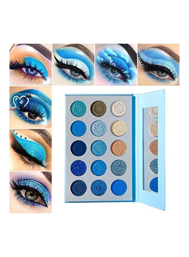 DE'LANCI Space Eyeshadow Palette Blue - Image 1