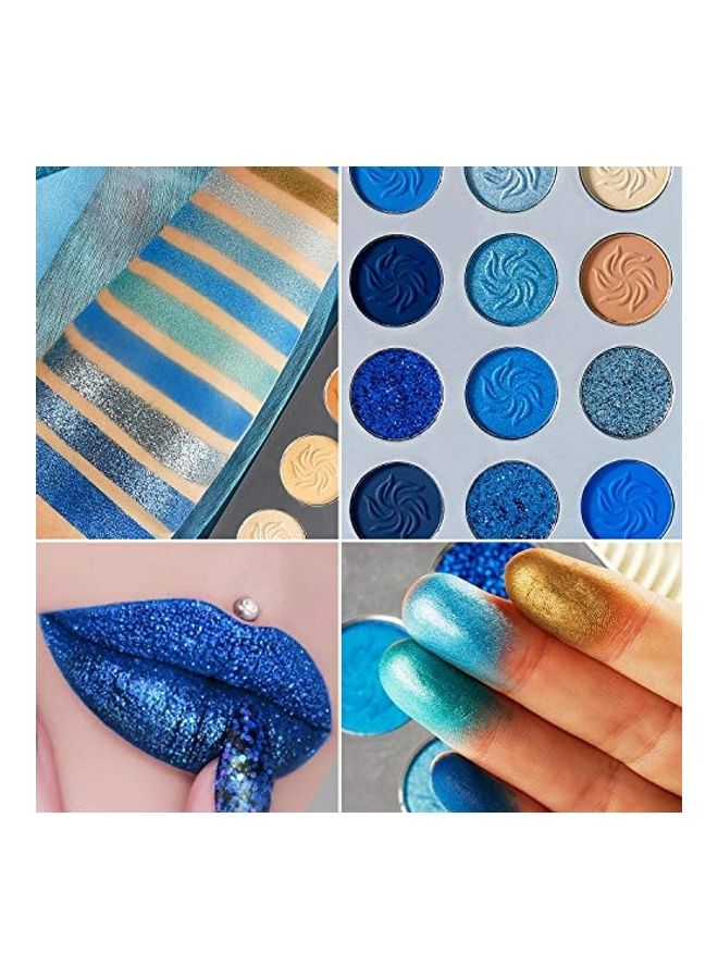 DE'LANCI Space Eyeshadow Palette Blue - Image 3