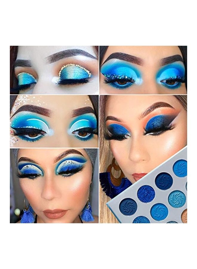 DE'LANCI Space Eyeshadow Palette Blue - Image 4