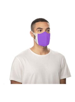 ميد ون 50-Piece 3D Face Mask For Adults Purple  - Image 1