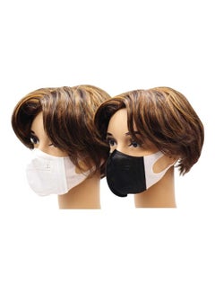 ميد ون 50-Piece 3D Face Mask For Adults Purple  - Image 2
