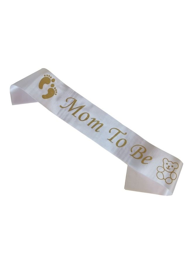 وشاح مطبوع عليه عبارة Mom to Be - Image 1