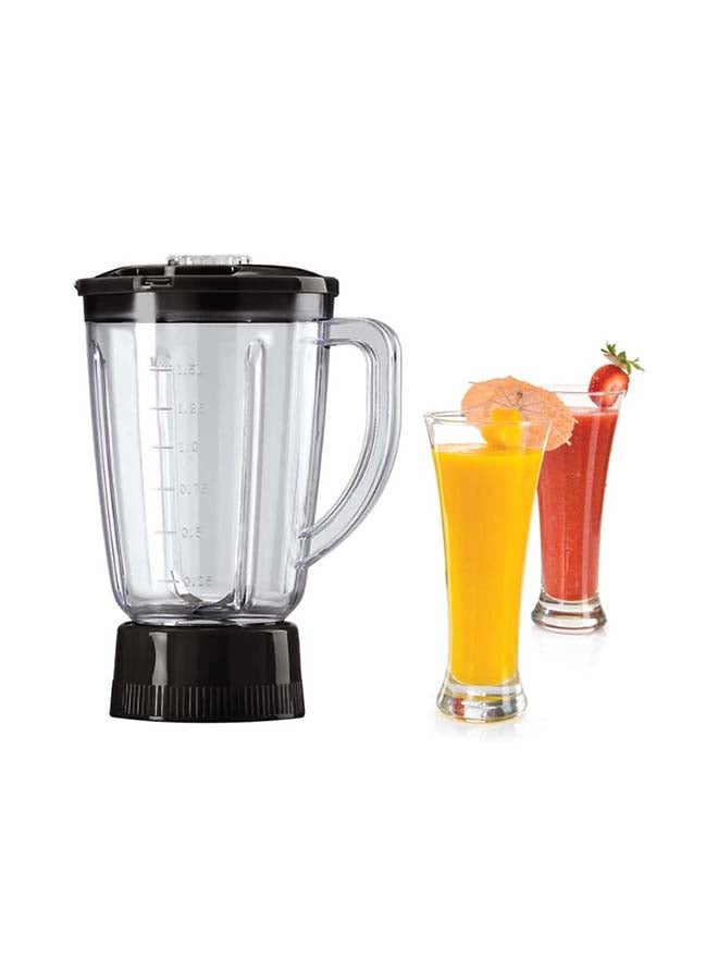 BLACK+DECKER - Food Processor 26 Functions 3-in-1 (Blender + Dough Maker + Food Processor) 400 W FX400B-B5 Black - Image 1