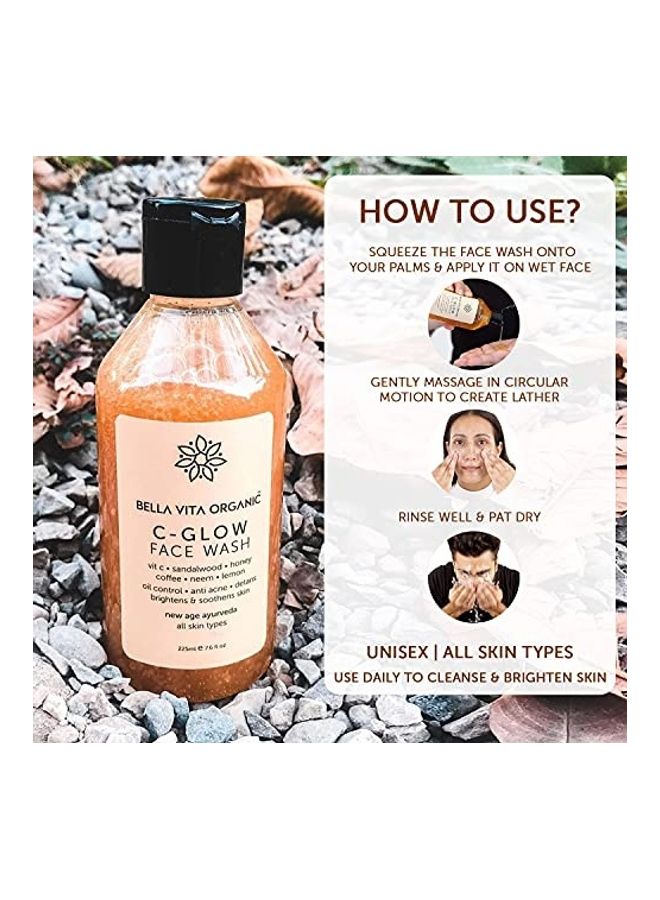 Bella Vita Organic Organic Vitamin C Face Wash Orange 225ml - Image 3