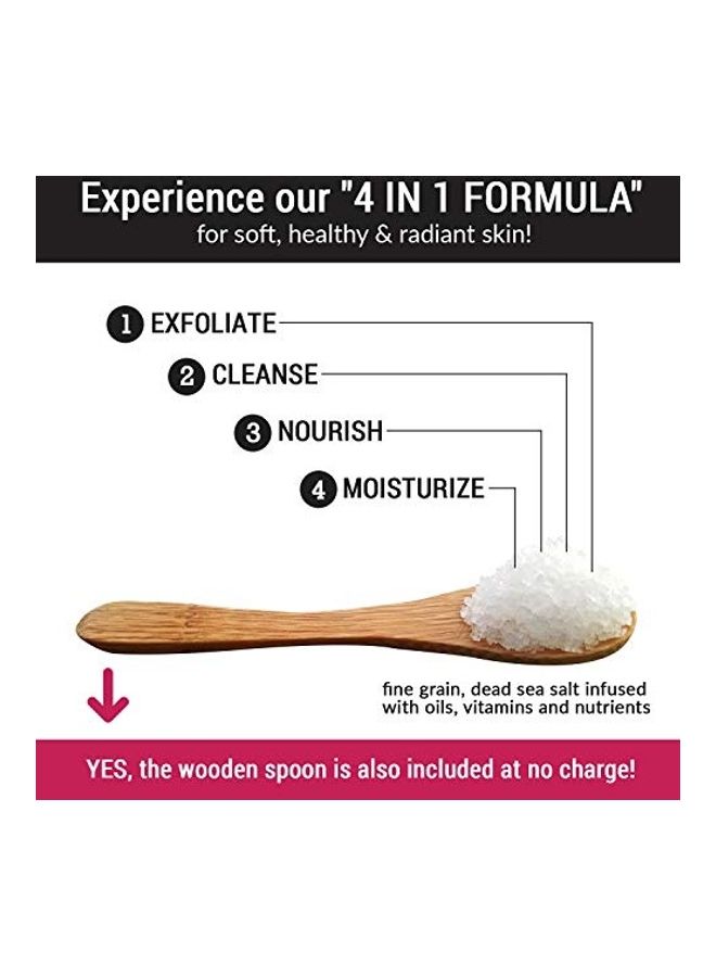 pureSCRUBS Wooden Spoon With Loofah And Mini Organic Exfoliating Bar Soap Set Clear - Image 2