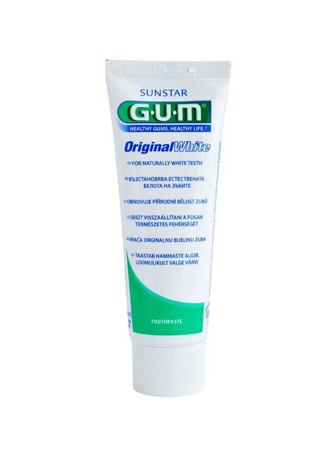 Gum Original White Toothpaste 75ml - v1640492985/N40656139A_2