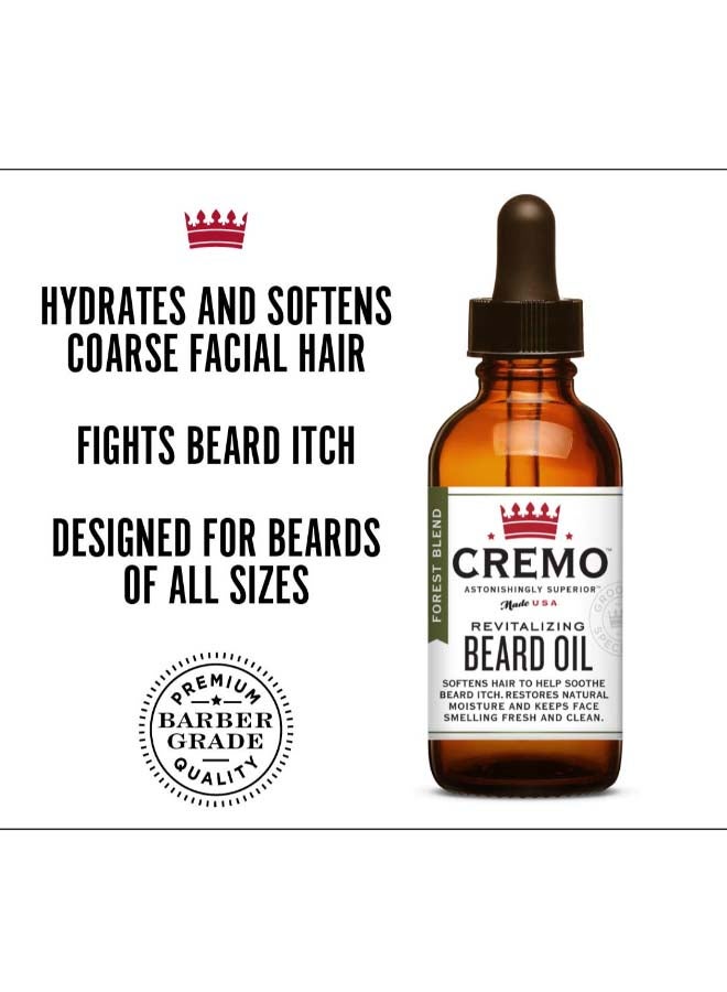 cremo Forest Blend Revitalizing Beard Oil - Image 3