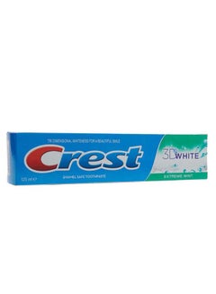 Crest 3D Extreme Mint Toothpaste Multicolour 125ml  - Image 1