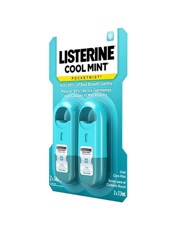 Listerine Pocketmist Cool Mint Mist Sprays 2x7.7ml  - Image 3
