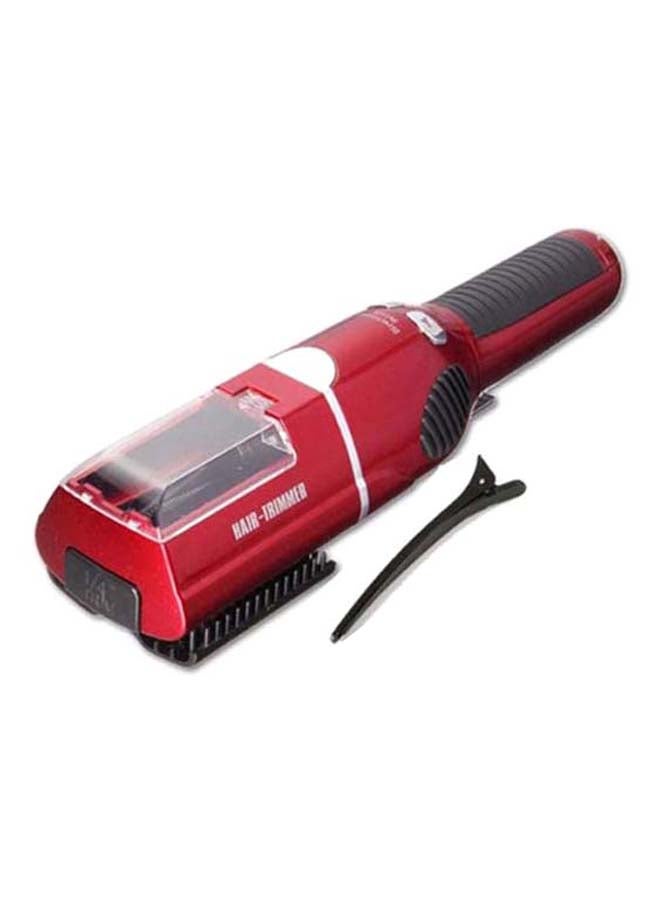 Generic - Cordless Split And Hair Trimmer Set Red/Black - Image 1