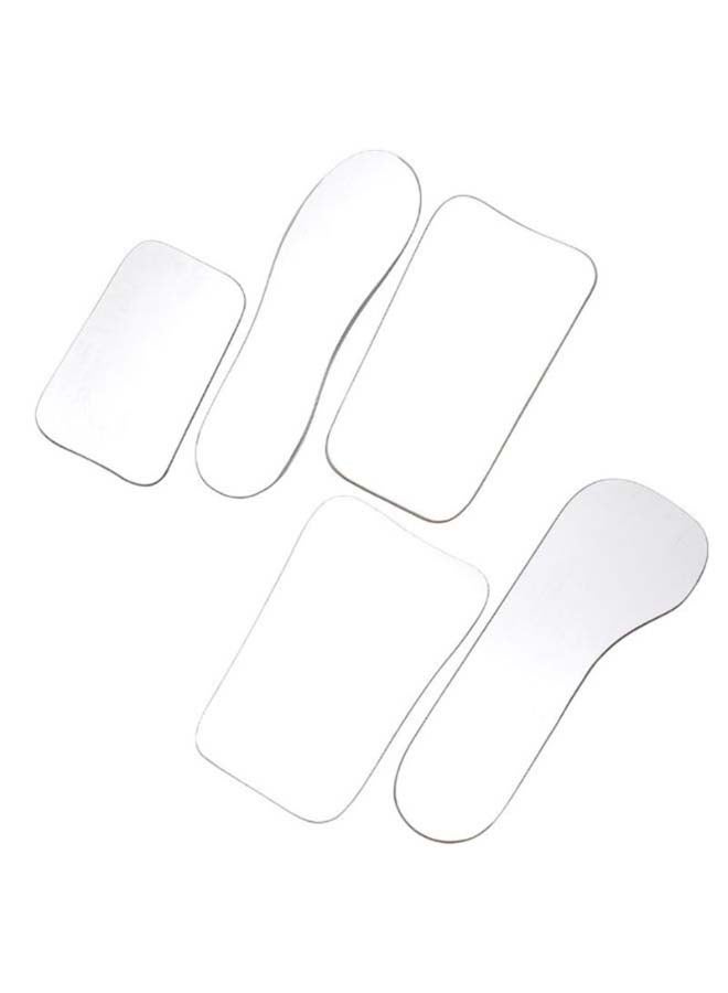 5-Piece Photography Glass Double-Sided Mirror Dental Tool Set Clear 24cm - Image 1