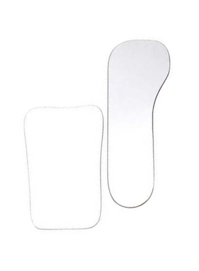 5-Piece Photography Glass Double-Sided Mirror Dental Tool Set Clear 24cm - Image 3