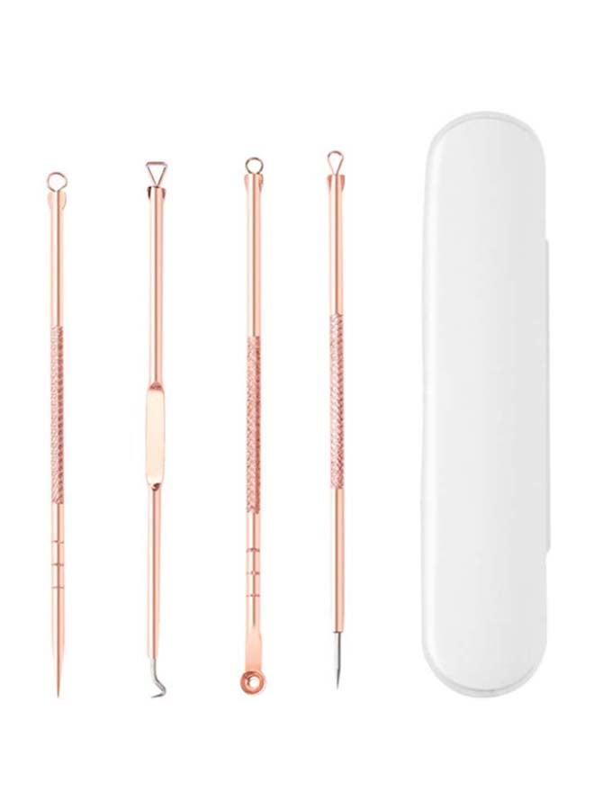 Generic 4-Piece Blackhead And Acne Needle With Box Rose Gold  - Image 1