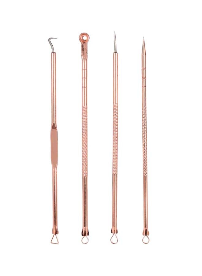 Generic 4-Piece Blackhead And Acne Needle With Box Rose Gold  - Image 2