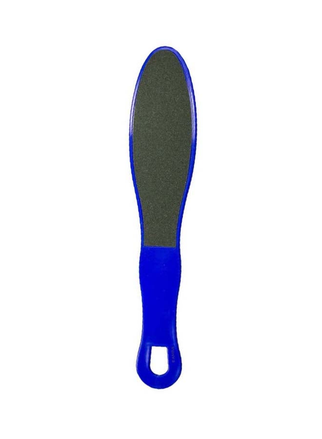JUVITUS Double Sided Pedicure Foot File With Handle Blue/Black 9.5inch  - Image 1