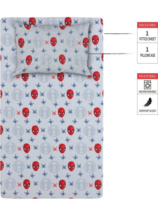 MARVEL - 2-Piece Marvel Spiderman No Way Home Bedding Set Polyester Multicolour 120x200cm - Image 1
