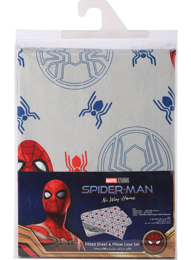 MARVEL - 2-Piece Marvel Spiderman No Way Home Bedding Set Polyester Multicolour 120x200cm - Image 1