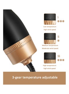 One Step Hair Dryer And Volumizer Blower Black/Gold - v1640495328/N52250827A_4