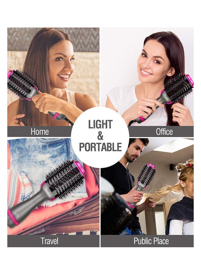 Arabest - 3-In-1 Hair Dryer And Volumizer Blower Grey/Pink - Image 1