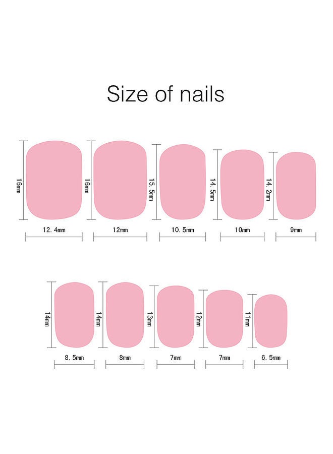 مس تيارا أظافر صناعية من 24 قطعة . متعدد الألوان - Image 2