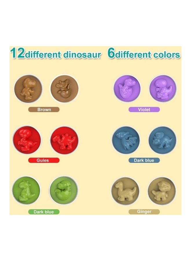 MissTiara - 12-Piece Matching Egg Set Puzzle Sorter Toy - Image 1