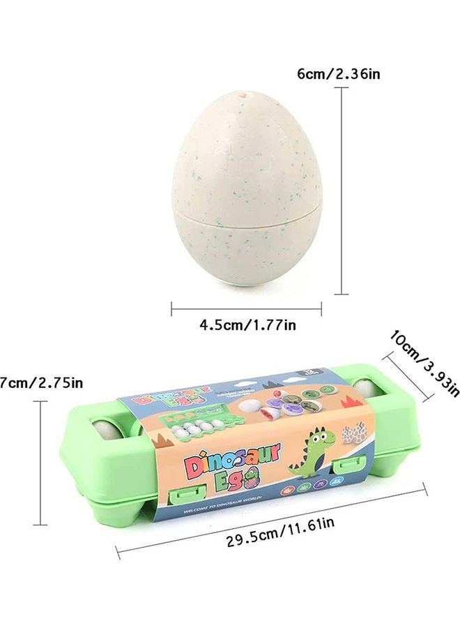 MissTiara - 12-Piece Matching Egg Set Puzzle Sorter Toy - Image 1