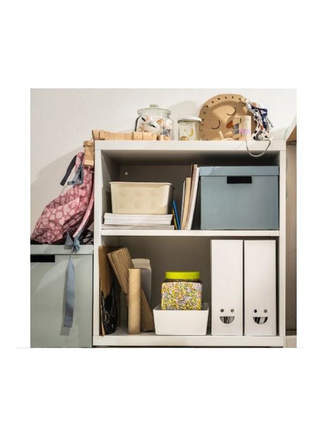 2-Piece Magazine File Storage Box White - Image 3