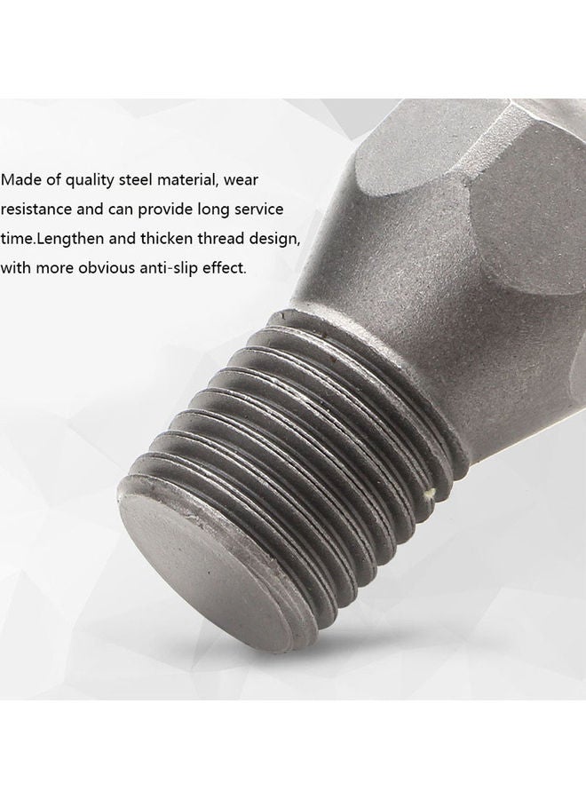 Integrated Round Shank Water Wet Drill Bit Grey - Image 2
