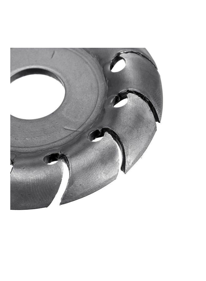 Generic 12-Teeth Wood Polishing Shaping Wheel Silver  - Image 3