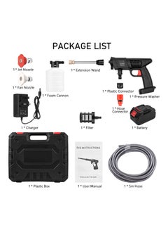 Generic Portable Cordless Pressure Washer With One Battery Multicolour  - Image 5
