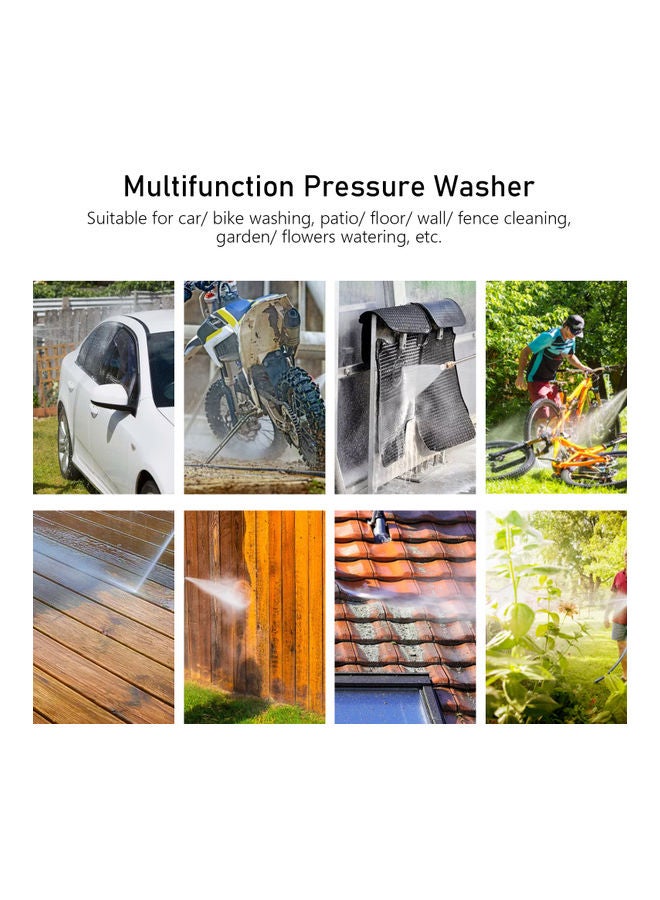 Generic - Portable Cordless Pressure Washer With One Battery Multicolour - Image 1