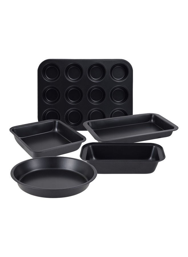 5-Piece Orion Carbon Steel Non-Stick Bakeware Set Black - v1640498680/N52251038A_1