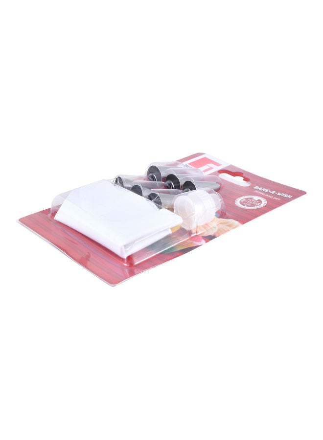 BERGNER Bake A Wish Silicone Piping Bag Set White 31x17cm  - Image 3