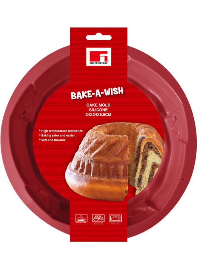 بيرجنر قالب كيك من السيليكون بيك آ ويش أحمر 24سم - Image 2